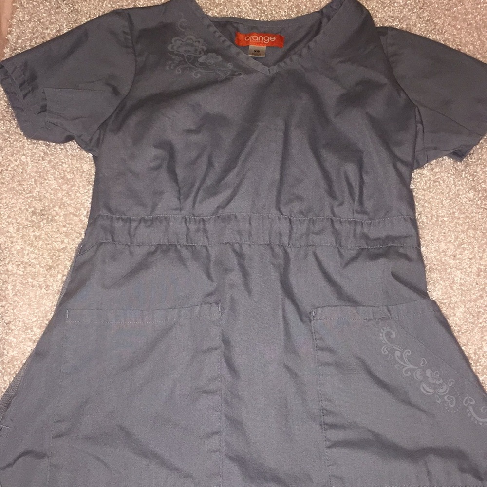 Gray scrubs